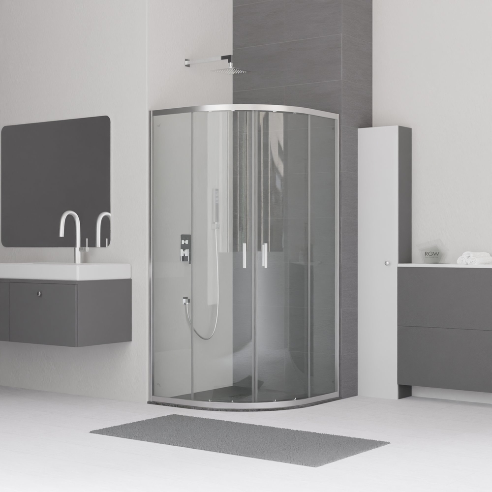 Душевой уголок RGW Classic CL-54 90х90 профиль хром, стекло прозрачное