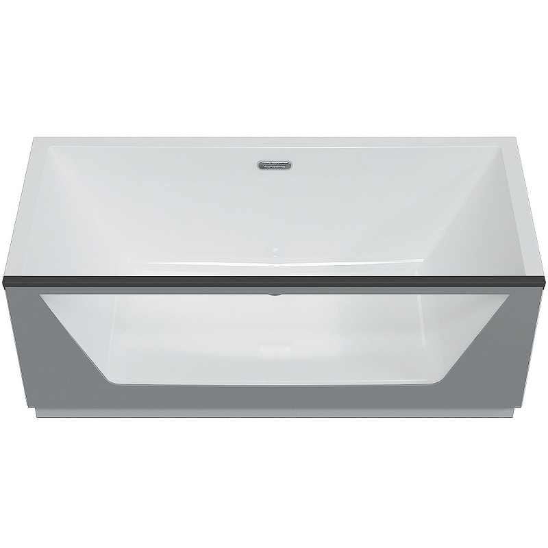 Акриловая ванна Aima Design Neo 170x75 1 стекло (матовое серое) 01нео1775с1с