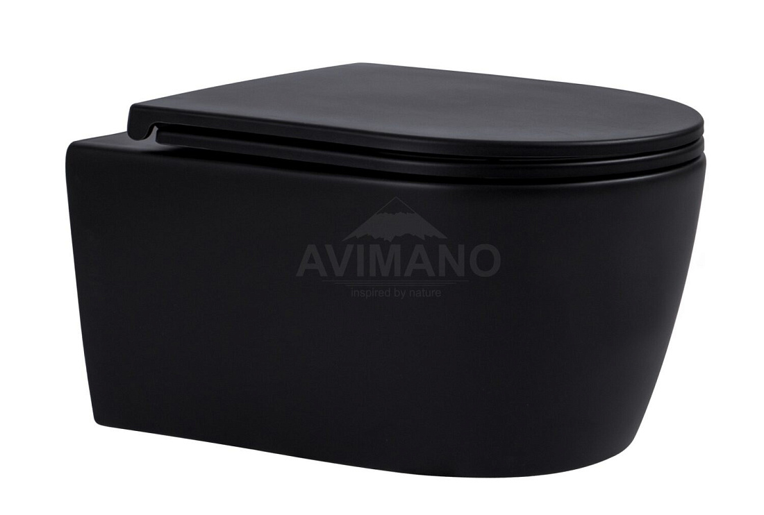 Унитаз подвесной Avimano Ambition 1000052 черный матовый