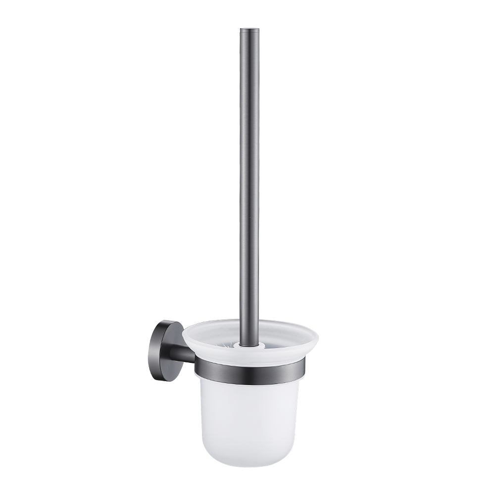 Ершик GFmark 78162 стеклянный с креплением к стене, графит