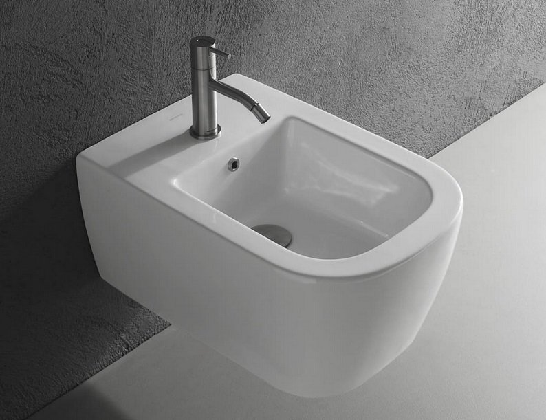 Биде подвесное Antonio Lupi Komodo KOMODO2 белый глянцевый