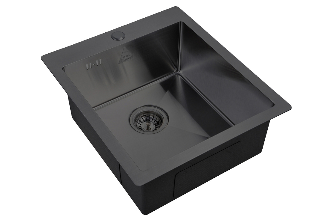 Мойка кухонная Steel Hammer SH 4551GRAFIT графит