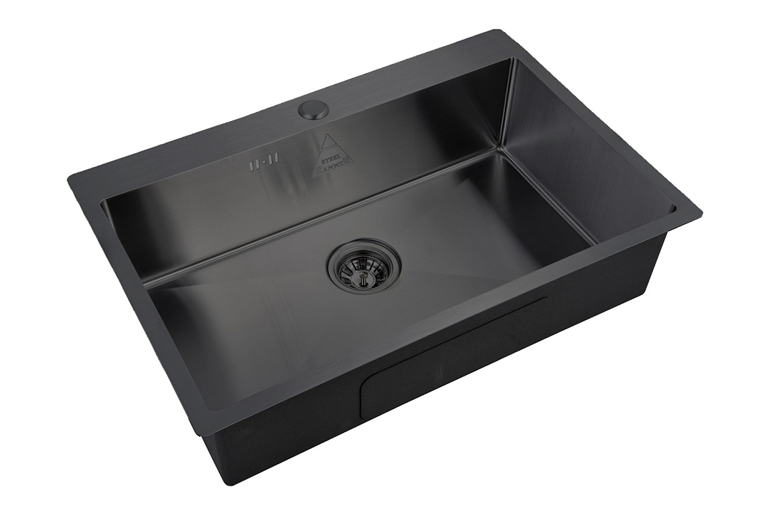 Мойка кухонная Steel Hammer SH 7551 GRAFIT графит