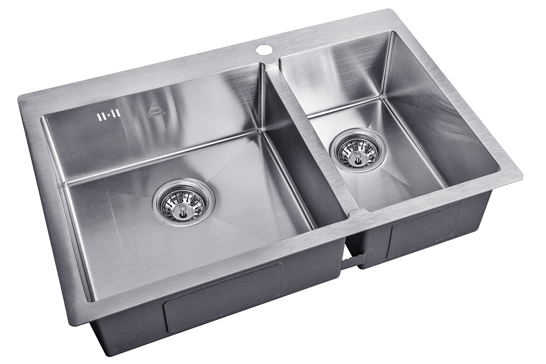 Мойка кухонная Steel Hammer SH 78-2-51-L левая