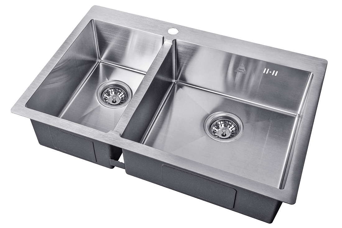 Мойка кухонная Steel Hammer SH 78-2-51-R правая