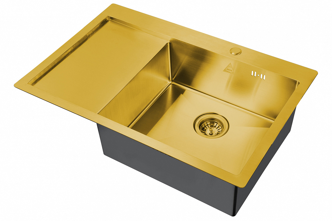 Мойка кухонная Steel Hammer SH 7851-R BRONZE бронза правая