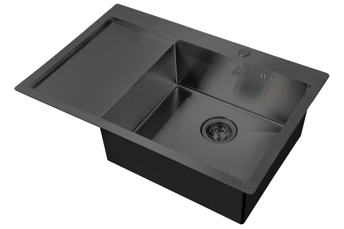 Мойка кухонная Steel Hammer SH 7851-R GRAFIT графит правая