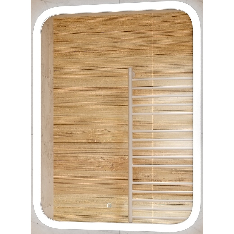 Зеркало Continent Glamour LED 60х80 с подсветкой, с сенсорным выключателем