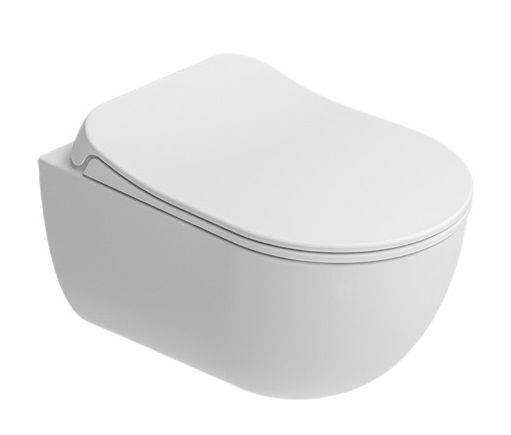 Унитаз подвесной Kale Zero 2.0 310200100337 безободковый, с сиденьем микролифт