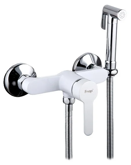 Гигиенический душ Frap H41 F2041-8 со смесителем, белый