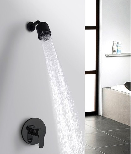 Душевой комплект ALMAes Bartin TVZ-0895 черный матовый