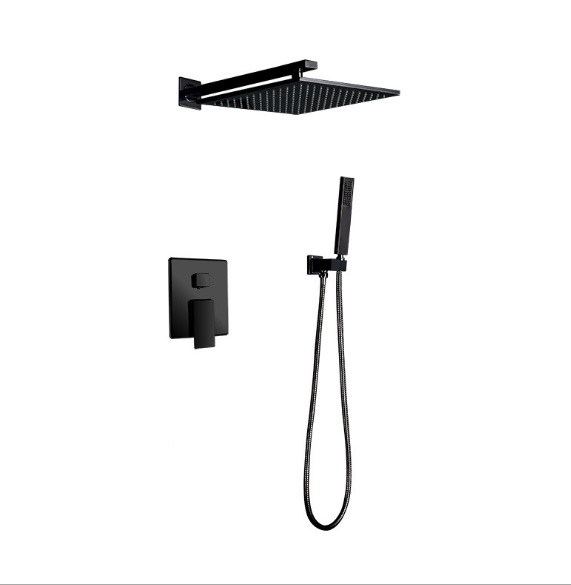 Душевой комплект ALMAes Leine TVZ-0810 черный матовый
