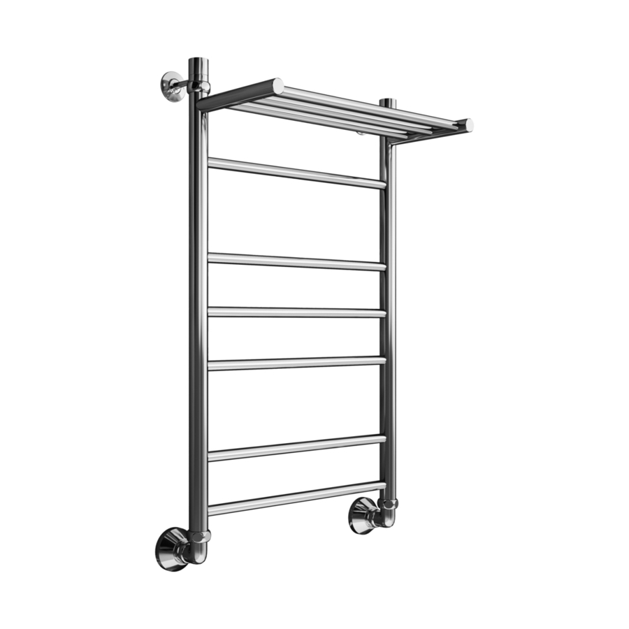 Водяной полотенцесушитель Маргроид Вид 10 80х50 с полкой