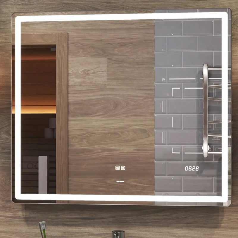 Зеркало Vigo Geometry Luxe 80 с подсветкой и сенсорным выключателем