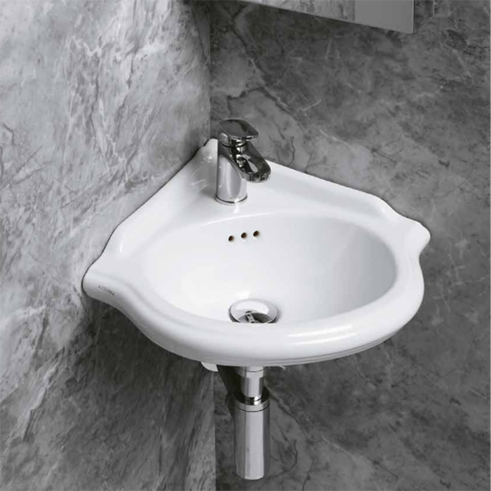 Раковина Azzurra Jubilaeum 35х35 угловая, белая