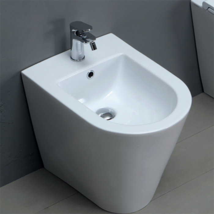 Биде напольное Azzurra Forma 37х54 белое