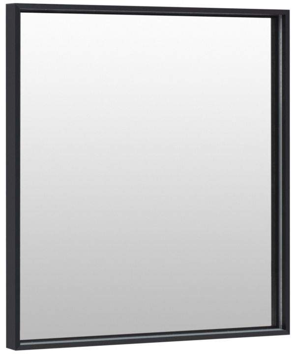 Зеркало De Aqua Алюминиум 70 с LED подсветкой, черный