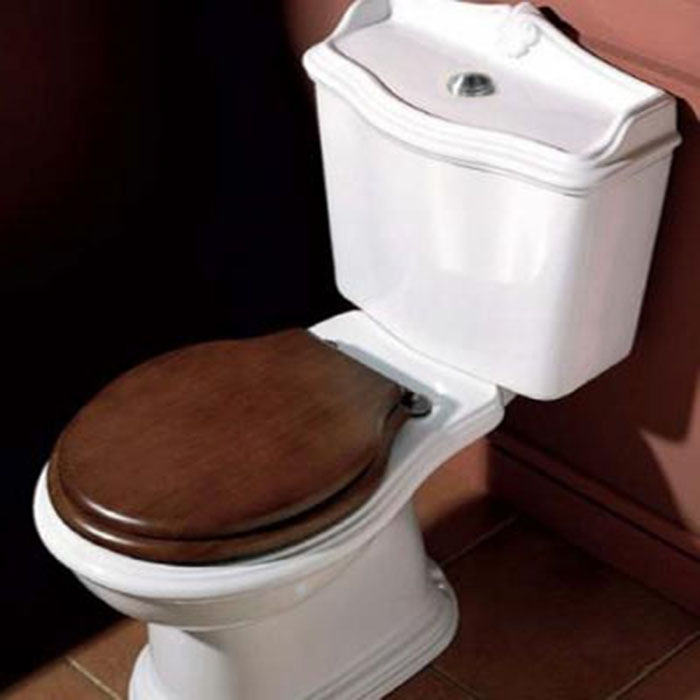 Унитаз-компакт Azzurra Jubilaeum JUVCMS000000BI/(JUB100/MBS) с вертикальным выпуском, белый