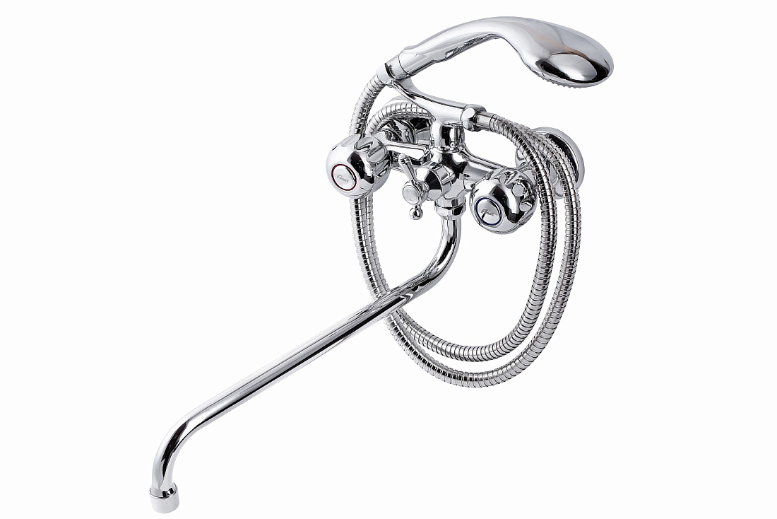 Смеситель FAUZT FZs-317-21 тип См-ВУДРНШлА для ванны с душем