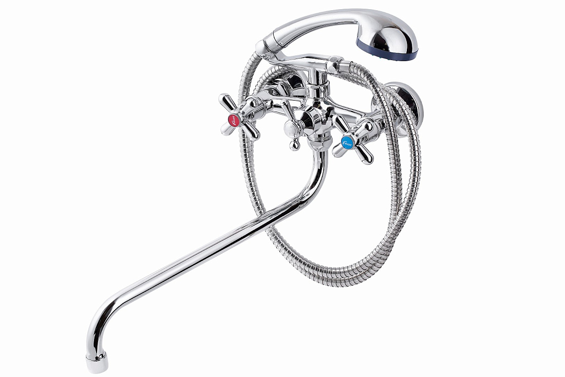 Смеситель FAUZT FZs-428-03 тип См-ВУДРНШлА для ванны с душем