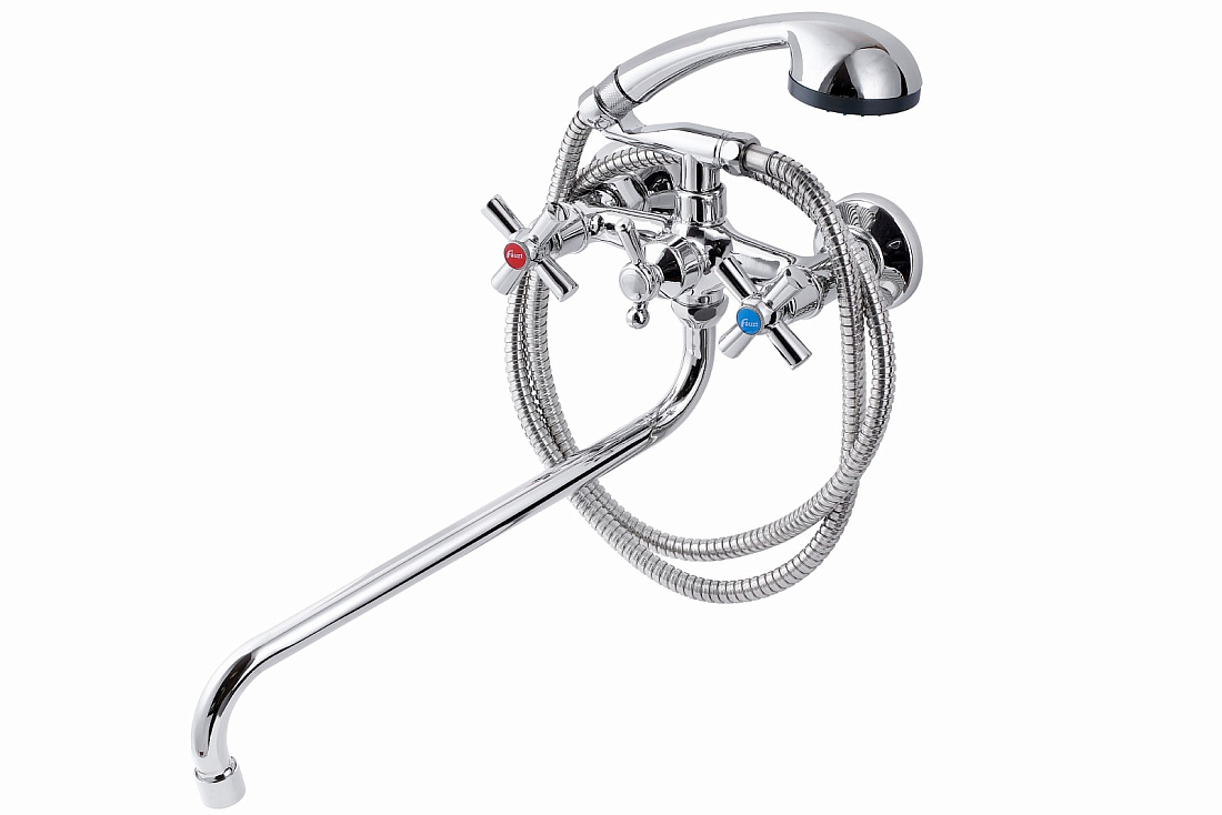 Смеситель FAUZT FZs-428-18 тип См-ВУДРНШлА для ванны с душем