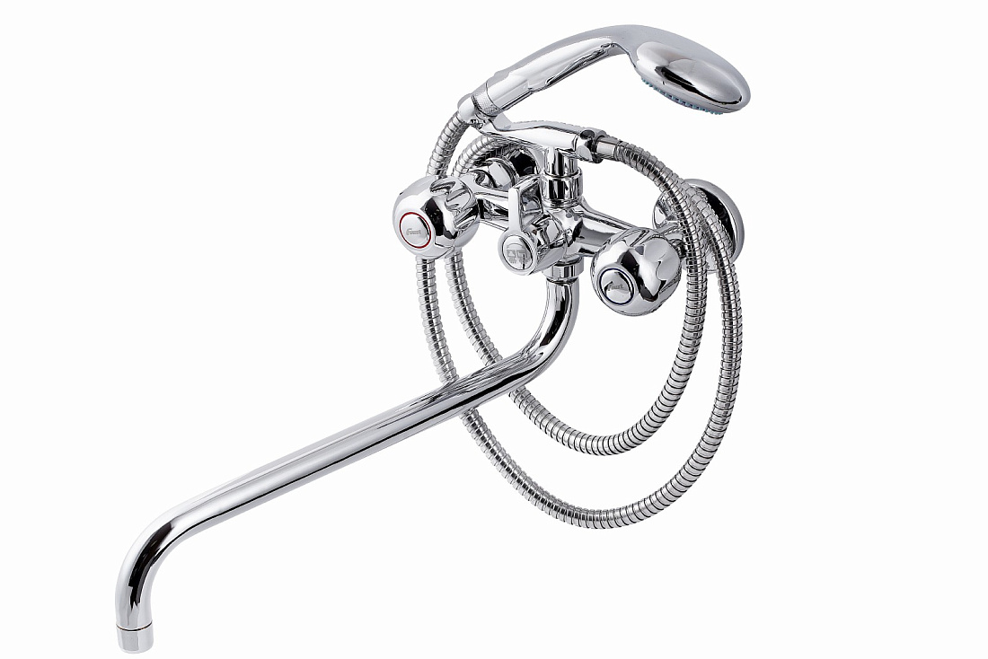 Смеситель FAUZT FZs-435-21 тип См-ВУДРНШлА для ванны с душем