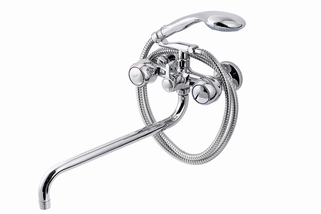 Смеситель FAUZT FZs-435-39 тип См-ВУДРНШлА для ванны с душем