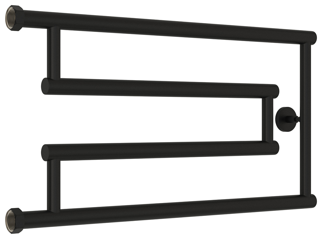Водяной полотенцесушитель Сунержа High-Tech G 32х65 черный матовый