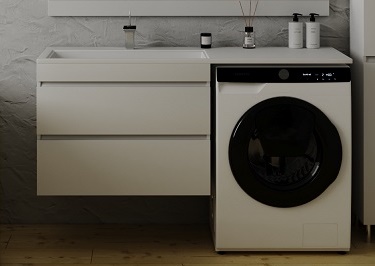 Тумба с раковиной Style Line El Fante Даллас 140 подвесная, Люкс белая, Plus