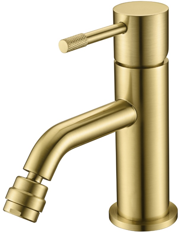 Смеситель Boheme Uno 466-MG для биде, золото матовое