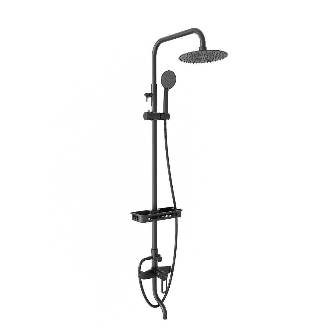 Душевая стойка Avrora Elite AV3240 черная