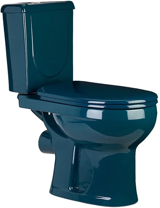 Унитаз-компакт Оскольская керамика Ирида Стандарт, зеленый 40325130402