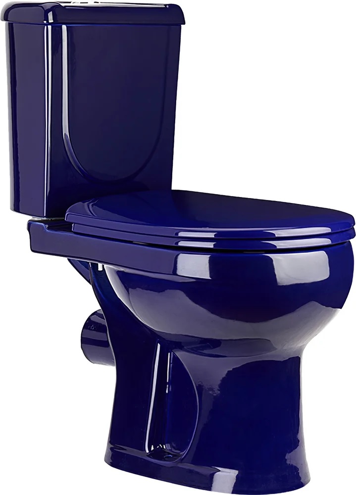 Унитаз-компакт Оскольская керамика Ирида Стандарт, синий 40355130402