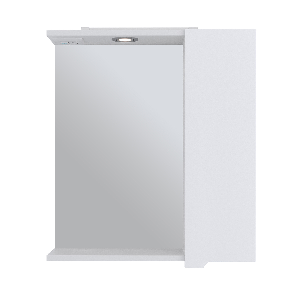 Зеркало-шкаф Emmy Агата 60 с подсветкой, правое