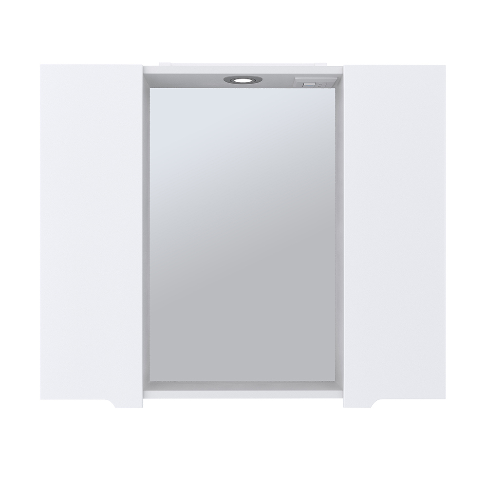 Зеркало-шкаф Emmy Агата 80 с подсветкой