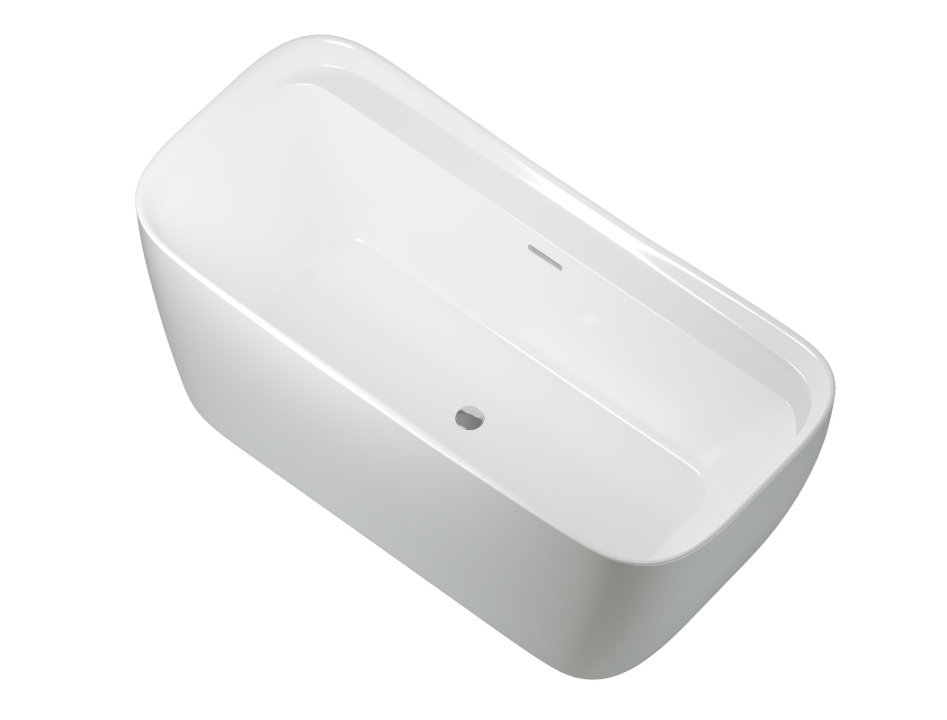 Акриловая ванна Allen Brau Infinity 170x78 2.21002.20/PWM белая глянцевая/папирус