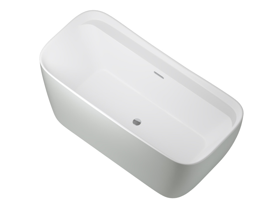 Акриловая ванна Allen Brau Infinity 170x78 2.21002.21/PWM белая матовая/папирус