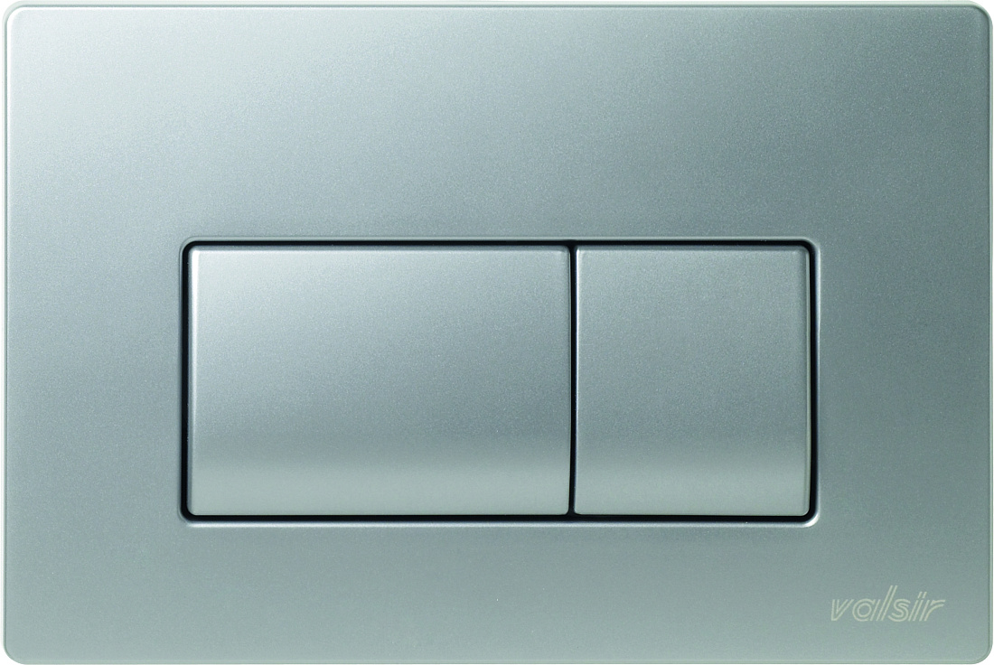 Кнопка смыва Valsir P1 VS0871337 хром матовый