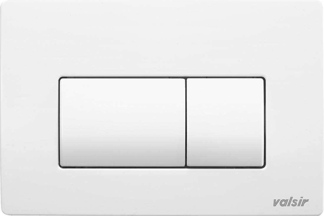 Кнопка смыва Valsir P1 VS0871300 белая матовая