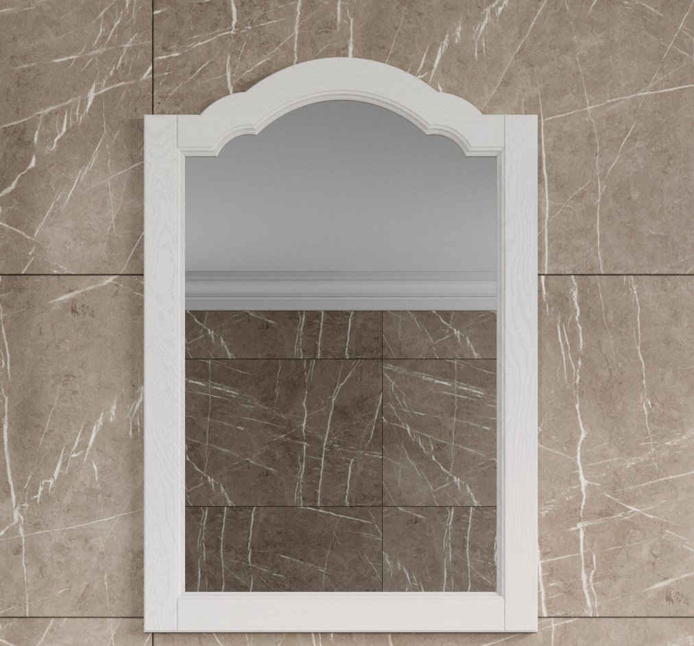 Зеркало ValenHouse Эстетика 80 белое