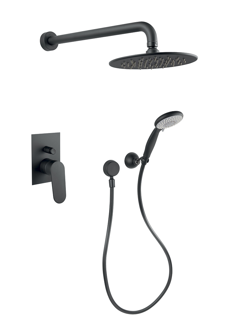 Душевая стойка Fiore Kevon Black Matt 81NN7557 черная