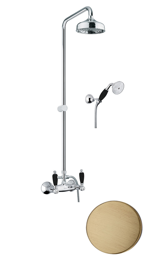 Душевая стойка Fiore Coloniale Black 22ZZ0620 бронза