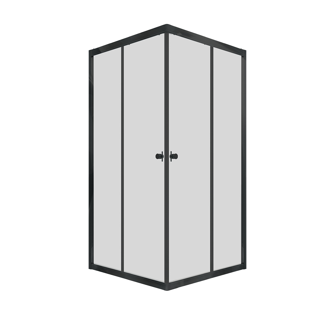 Душевой уголок Triton Вента-Блэк 90х90 черный, без поддона Щ0000054466