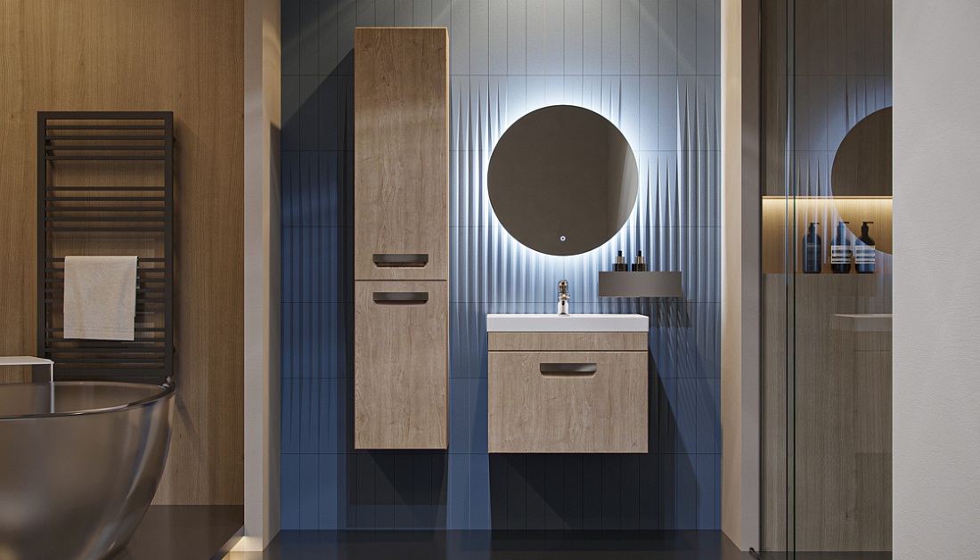 Мебель для ванной Velvex Estea 60.1Y дуб санремо