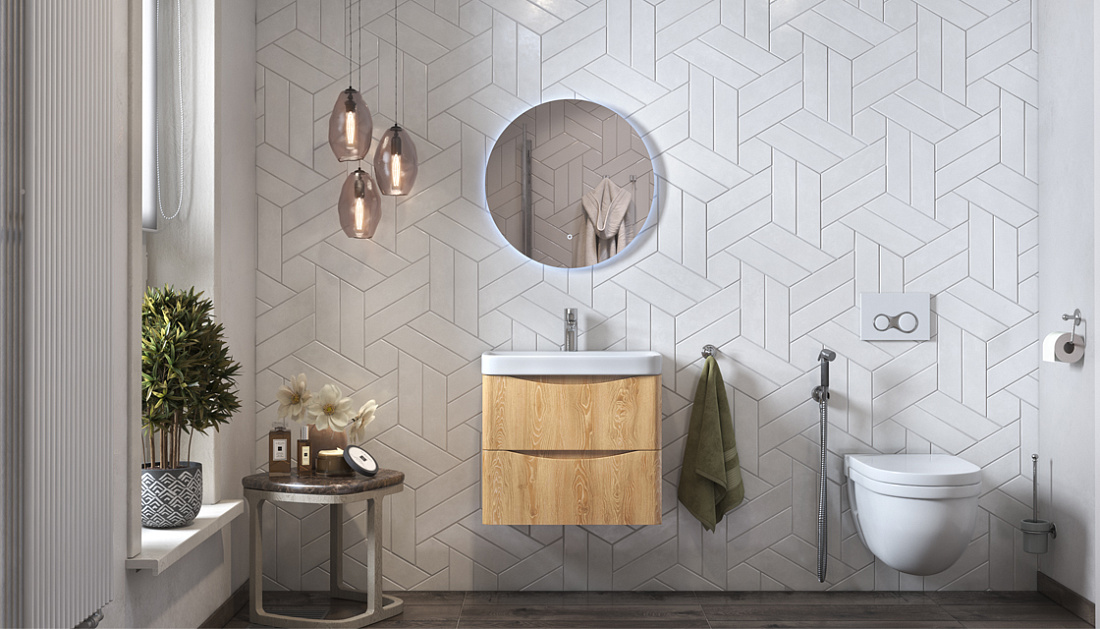 Мебель для ванной Velvex Clay 60.2Y дуб верона