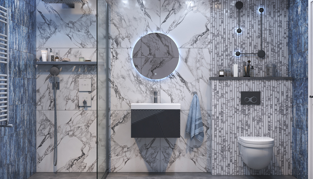 Мебель для ванной Velvex Edge 60.1Y подвесная, графит