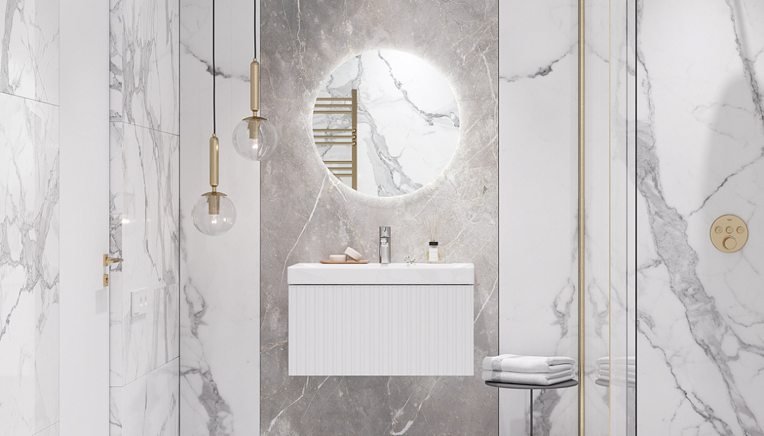 Мебель для ванной Velvex Compo 70.1Y белая