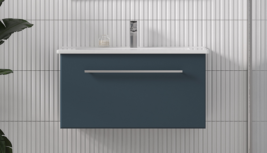 Тумба с раковиной Velvex Posse 85 верде