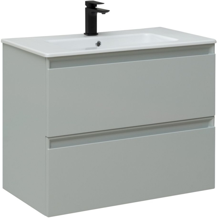 Тумба с раковиной Allen Brau Eclipse 2.0 80 папирус матовый