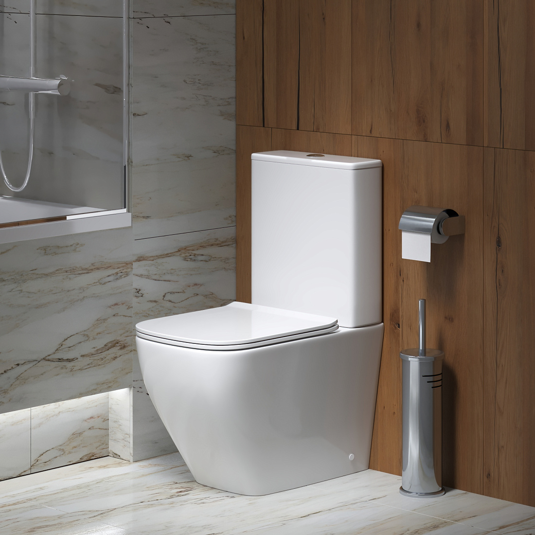 Унитаз-компакт Grossman Style GR-4453S безободковый